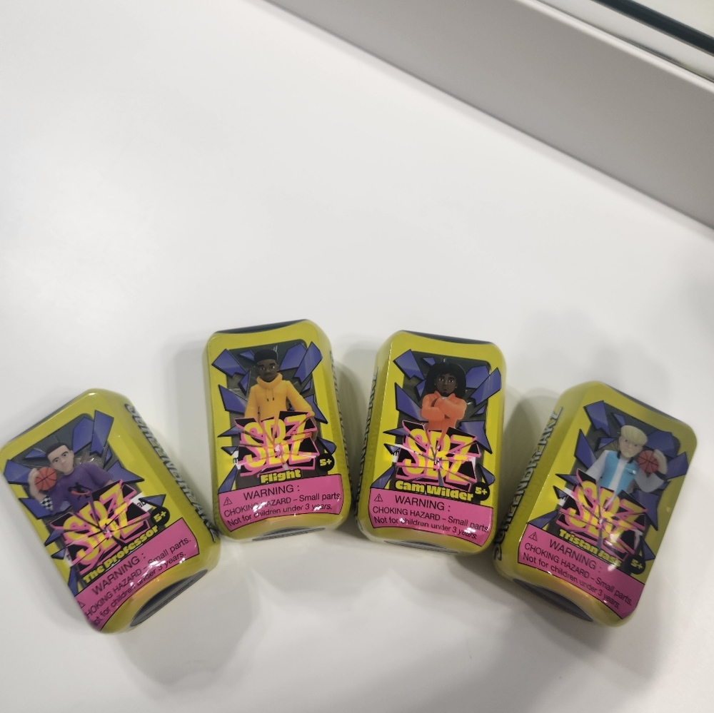 Set Of 4 ScreenBreakZ SportZ Collectible Figures, Flight SportZ, Unique Designs - Picture 3 of 15